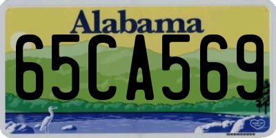 AL license plate 65CA569