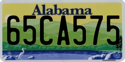 AL license plate 65CA575