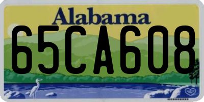 AL license plate 65CA608