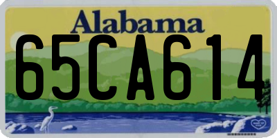 AL license plate 65CA614