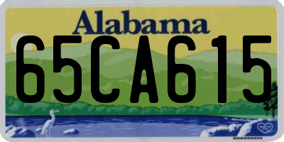 AL license plate 65CA615