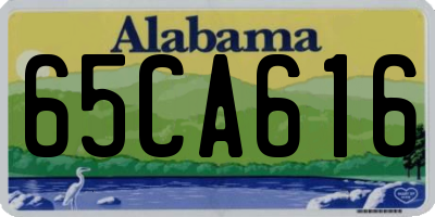 AL license plate 65CA616