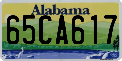 AL license plate 65CA617
