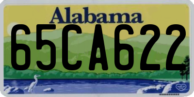 AL license plate 65CA622
