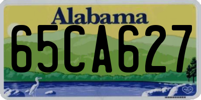 AL license plate 65CA627