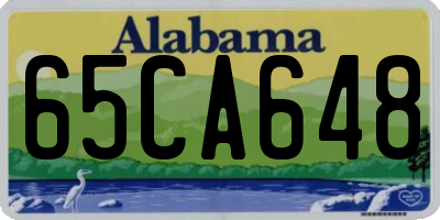 AL license plate 65CA648