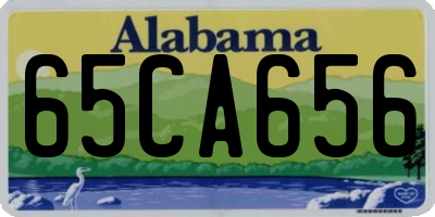 AL license plate 65CA656