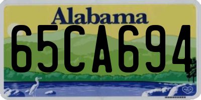 AL license plate 65CA694