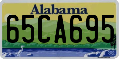 AL license plate 65CA695
