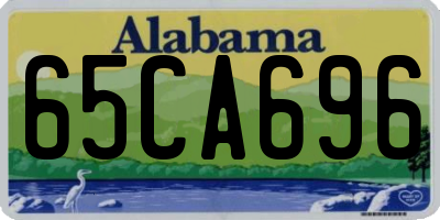 AL license plate 65CA696