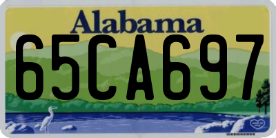 AL license plate 65CA697