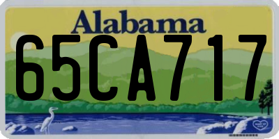 AL license plate 65CA717