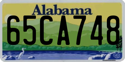 AL license plate 65CA748