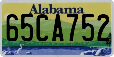 AL license plate 65CA752