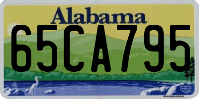AL license plate 65CA795