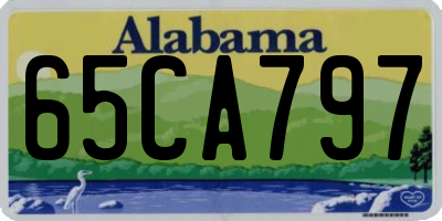 AL license plate 65CA797
