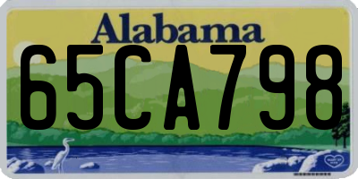 AL license plate 65CA798