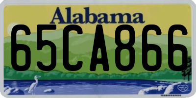 AL license plate 65CA866