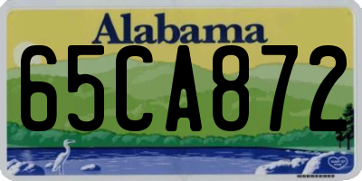AL license plate 65CA872