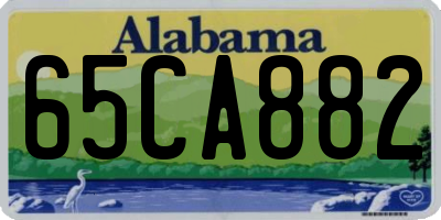 AL license plate 65CA882