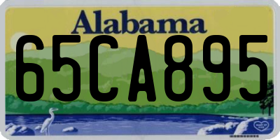 AL license plate 65CA895
