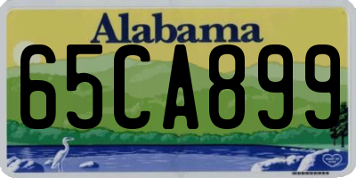AL license plate 65CA899
