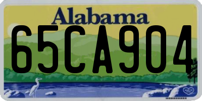 AL license plate 65CA904