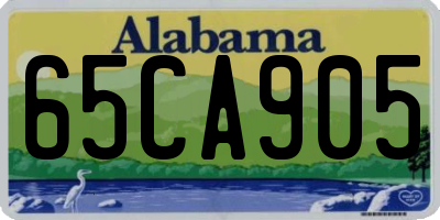 AL license plate 65CA905