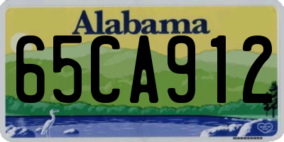 AL license plate 65CA912