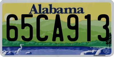AL license plate 65CA913