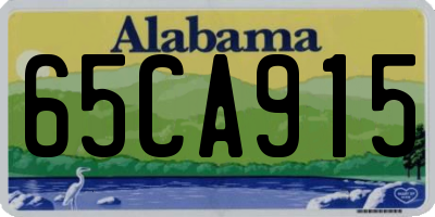 AL license plate 65CA915