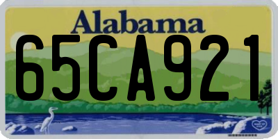 AL license plate 65CA921
