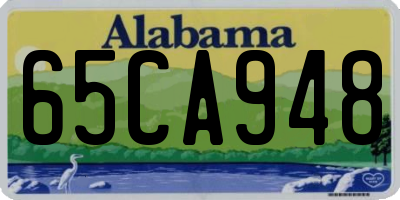 AL license plate 65CA948