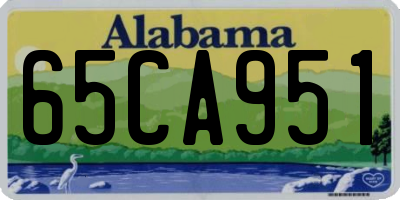 AL license plate 65CA951