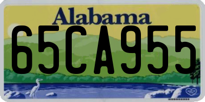 AL license plate 65CA955