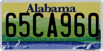 AL license plate 65CA960