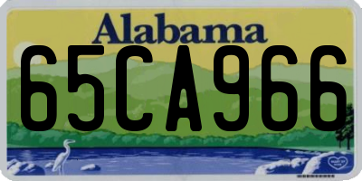 AL license plate 65CA966