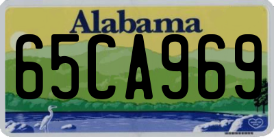 AL license plate 65CA969