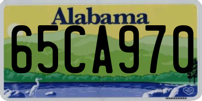 AL license plate 65CA970