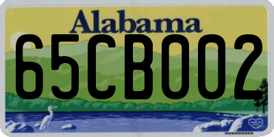 AL license plate 65CB002