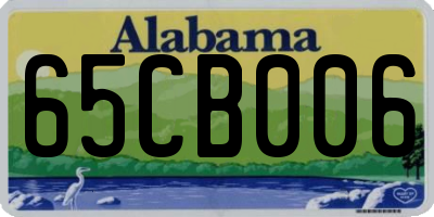 AL license plate 65CB006