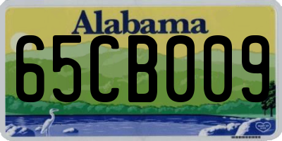 AL license plate 65CB009