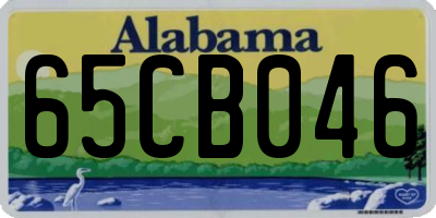 AL license plate 65CB046
