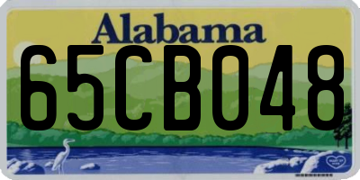 AL license plate 65CB048