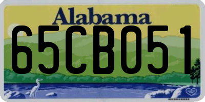 AL license plate 65CB051