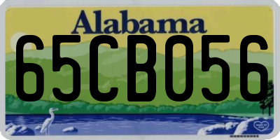 AL license plate 65CB056