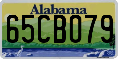 AL license plate 65CB079