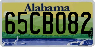 AL license plate 65CB082