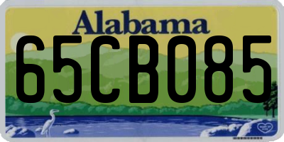 AL license plate 65CB085