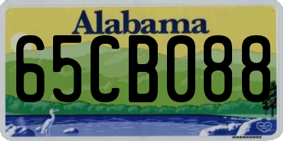 AL license plate 65CB088